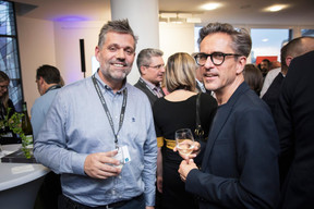 Philippe Grisard (ALPHEMI) et Nico Steinmetz (Steinmetzdemeyer architectes urbanistes) ((Photo: Jan Hanrion / Maison Moderne))