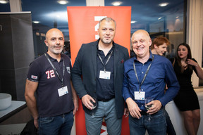 Marco Ramos (Coeba), Pietro Marchione (Groupe Marchione) et Joseph Bollendorff (SGI Ingénierie) ((Photo: Jan Hanrion / Maison Moderne))