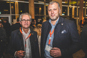 Denis Fellens (InterLycées) et Pietro Marchione (Groupe Marchione) ((Photo: Arthur Ranzy))