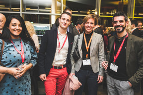 Yassmine Myami et Jerome Illes (RH Expert), Gwen Tanson (Reflets) et Aurélien Soler (RH expert) ((Photo: Arthur Ranzy))