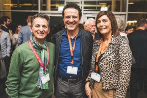 Salvatore Genovese (Genoways), Yves Lahaye et Josiane Veneziano (RBC) ((Photo: Arthur Ranzy))