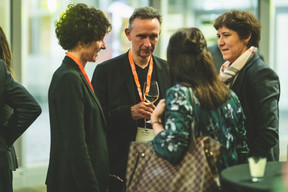 Alain Leduc (Creativores) au centre ((Photo: Arthur Ranzy))