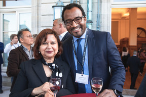 Niv Dasgupta (EuroLOGIX) et Alain Matadidi (Spring Professional Luxembourg) (Photo: Marie Russillo/Maison Moderne)