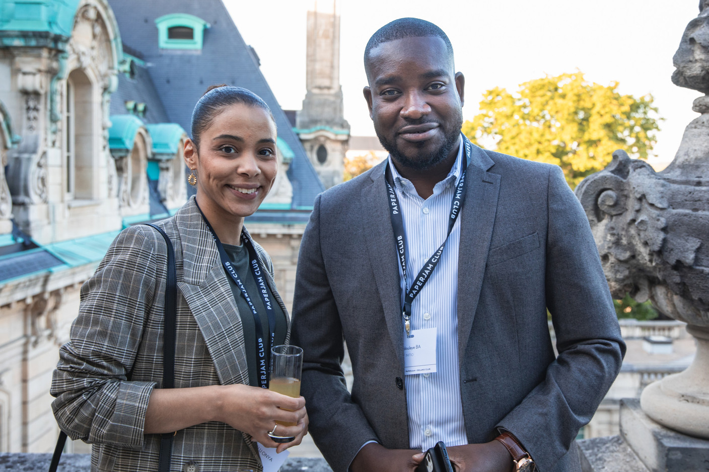 Sarah Walu Onya et Abdoulaye Ba (Initio) (Photo: Marie Russillo/Maison Moderne)