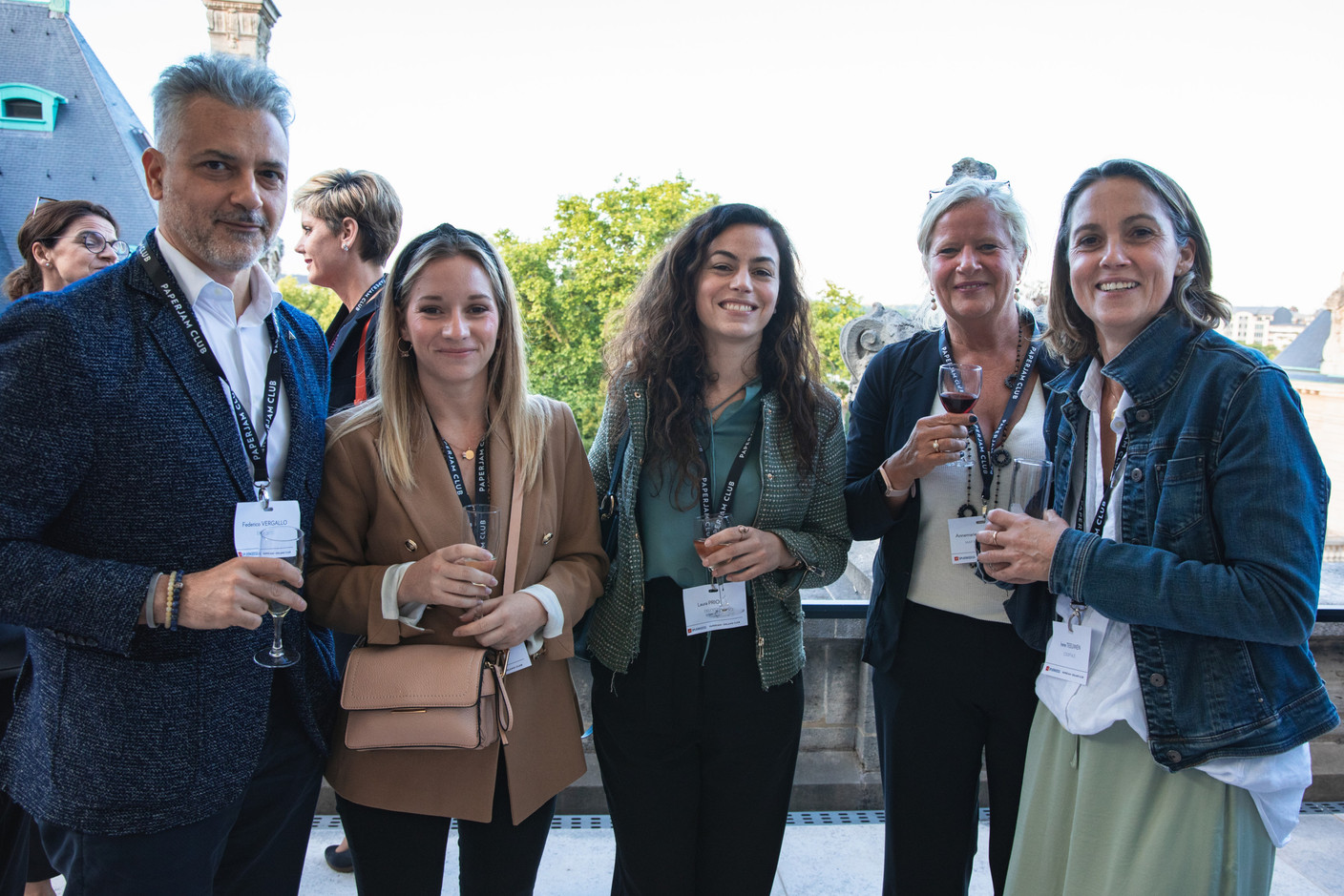 Federico Vergallo, Jessica Demaret, Laura Priolo (Deloitte), Annemarie Wispelweij (Map Relocations) et Irene Teeuwen (Cooptalis) (Photo: Marie Russillo/Maison Moderne)