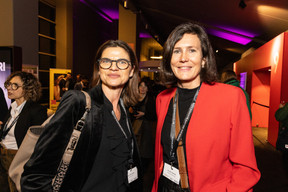 Uta Sültmann (The Recruiter) et Ann de Jonghe (Sodexo). (Photos: Marie Russillo /Maison Moderne)