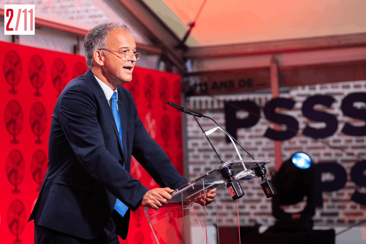 À l’occasion de la célébration des 111 ans de l’entreprise familiale Reckinger Alfred S.A., Michel Reckinger remercie ses clients fidèles.  (Photo: Matic Zorman/Maison Moderne)