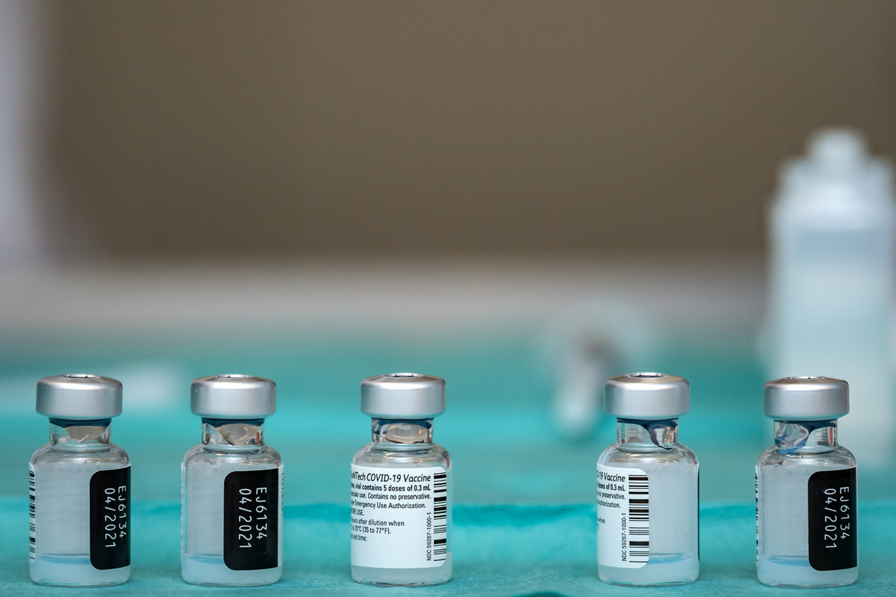 13.110 doses non utilisées ont dû être détruites. Prochaine échéance, fin décembre, pour des vaccins de Moderna. (Photo: Nader Ghavami/archives)