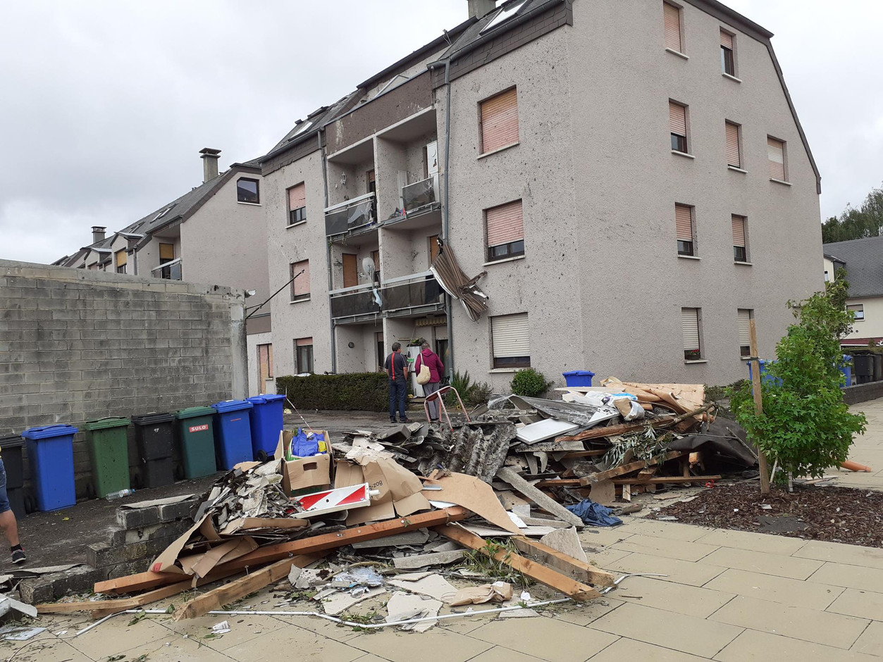 La tornade a ravagé un nombre important d’habitations. (Photo: Paperjam)
