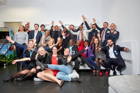 La première session de Catapult, en 2018, s’installe, forte de l’énergie apportée par les entrepreneurs africains. (Photo: Eric Devillet/Lhoft)