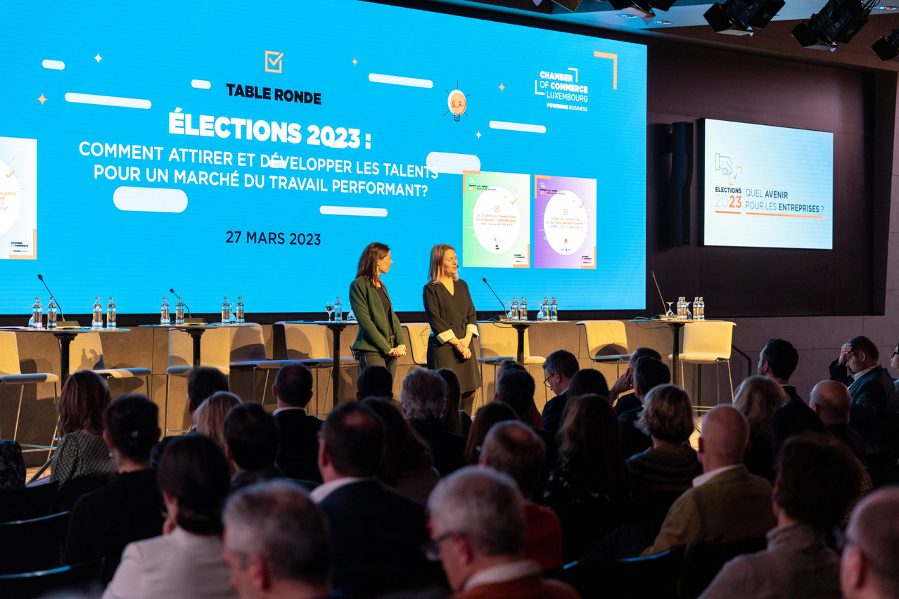 In an election year, the Chamber of Commerce has been very active in informing the representatives of the 100,000 businesses it represents, as well as the entire economic and social world. Photo: Romain Gamba/Maison Moderne/Archives