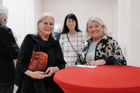 À droite, Christiane Haller (Fondation Milly Thill).   (Photo: Marion Dessard/Fondation de Luxembourg)