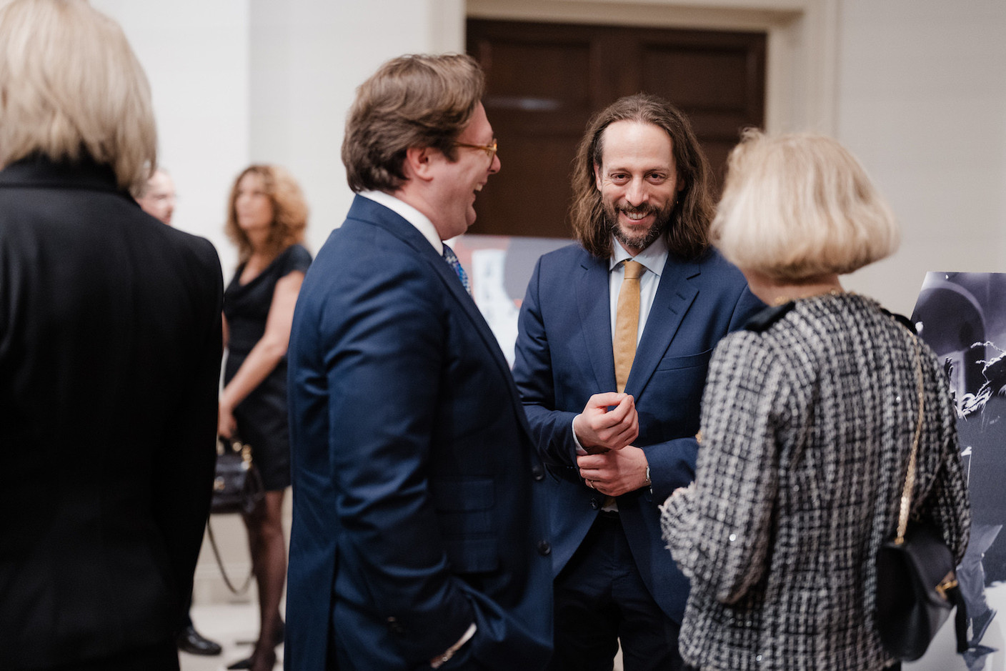 Gilles Walers, Benji Kontz, Marjolijne Droogleever-Fortuyn.   (Photo: Marion Dessard/Fondation de Luxembourg)