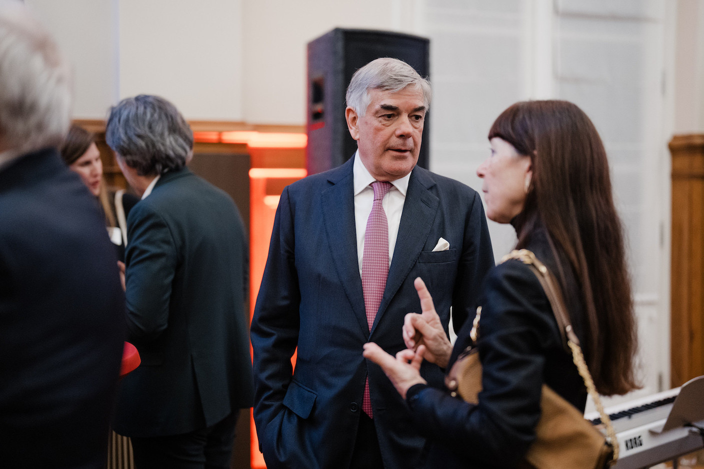 Guy Harles et Françoise Thoma.   (Photo: Marion Dessard/Fondation de Luxembourg)