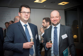 Michael Wildscheck (JP Morgan) et Christian Dohmen (Luxembourg Stock Exchange) (Photo: Elena Antonenkova)