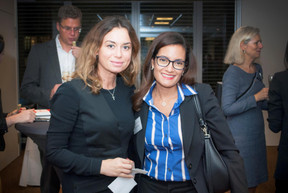 À droite, Leticia Lizardo (CQLT SaarGummi Technologies) (Photo: Elena Antonenkova)