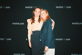 Alix Bellac (Paperjam) and Annik Pepermans (Annik Pepermans Architecte). Photo: Julian Pierrot/Paperjam