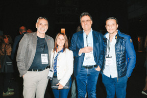 Pedro De Matos (Beng Architectures Associés), Maria Fernandes (MF Architecture), Yves Noury and Christophe Da Rocha (Beng Architectures Associés). Photo: Julian Pierrot/Paperjam