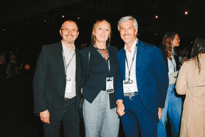 Eric Rosin (act360°), Klaudia Majerus (Home-In) and Romain Muller (NR Real Estate Luxembourg). Photo: Julian Pierrot/Paperjam