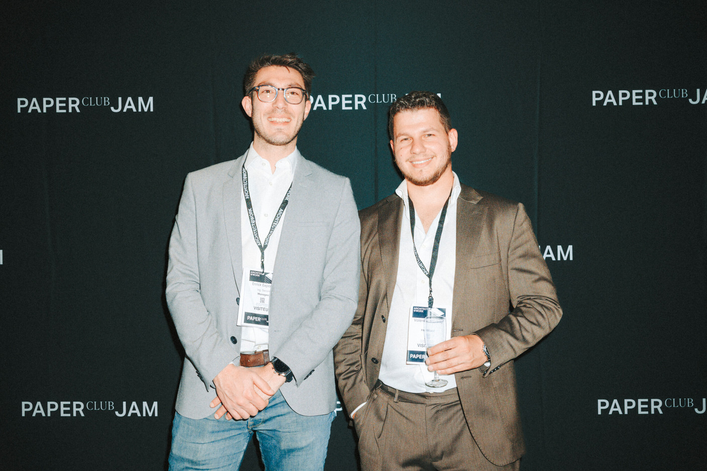 Enrick Exposito (Managea) and Valentin Morello (Paperjam Club). Photo: Julian Pierrot/Paperjam