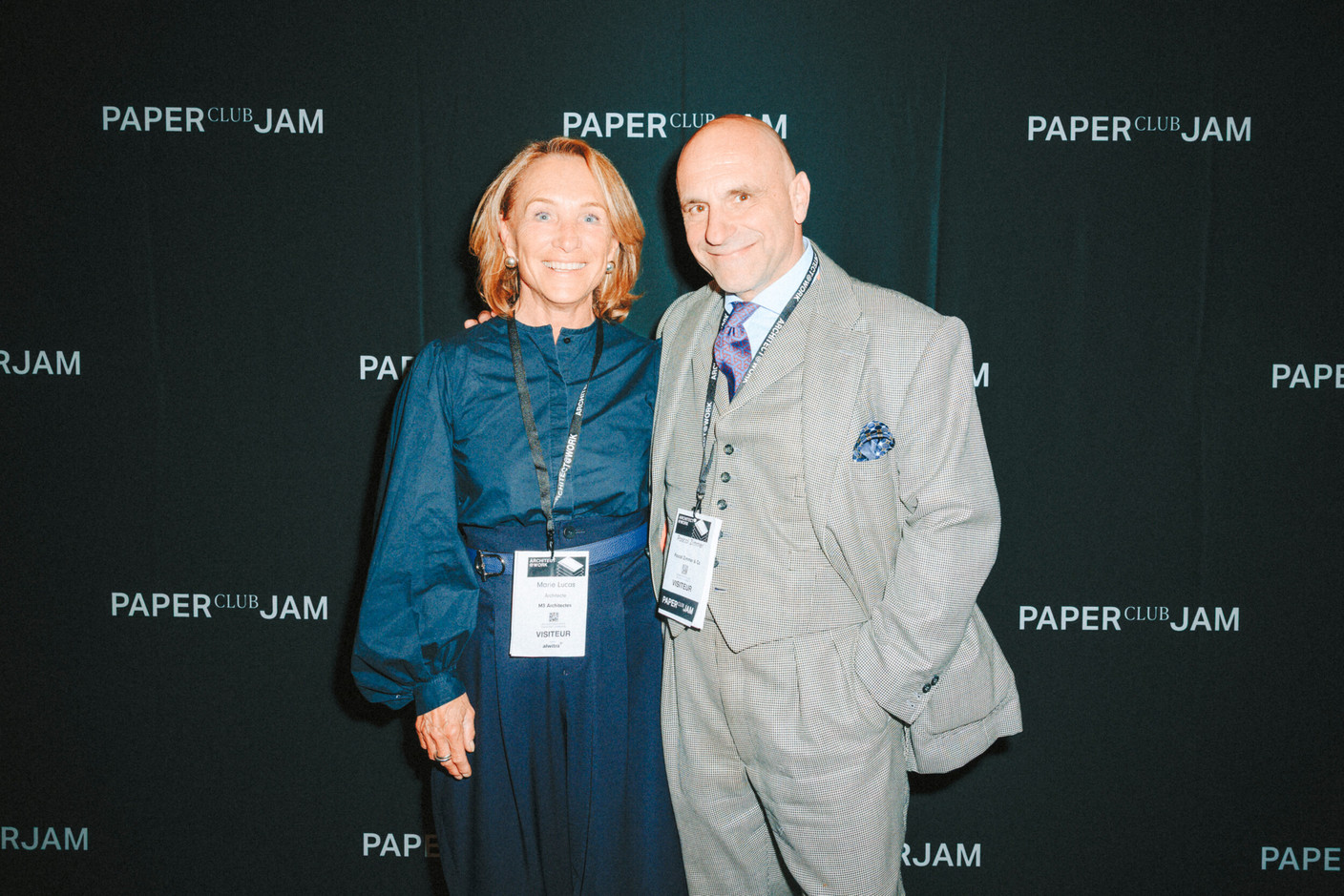Marie Lucas (M3 Architectes) and Pascal Zimmer (Pascal Zimmer & Co). Photo: Julian Pierrot/Paperjam