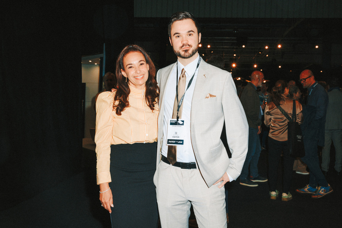 Alix Bellac and Olivier Rozet (Paperjam). Photo: Julian Pierrot/Paperjam