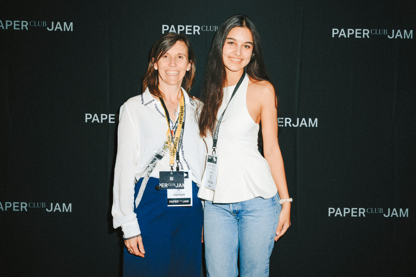 Géraldine Gij (Paperjam Club) and Sarah Akhmiss (Gemolux). Photo: Julian Pierrot/Paperjam