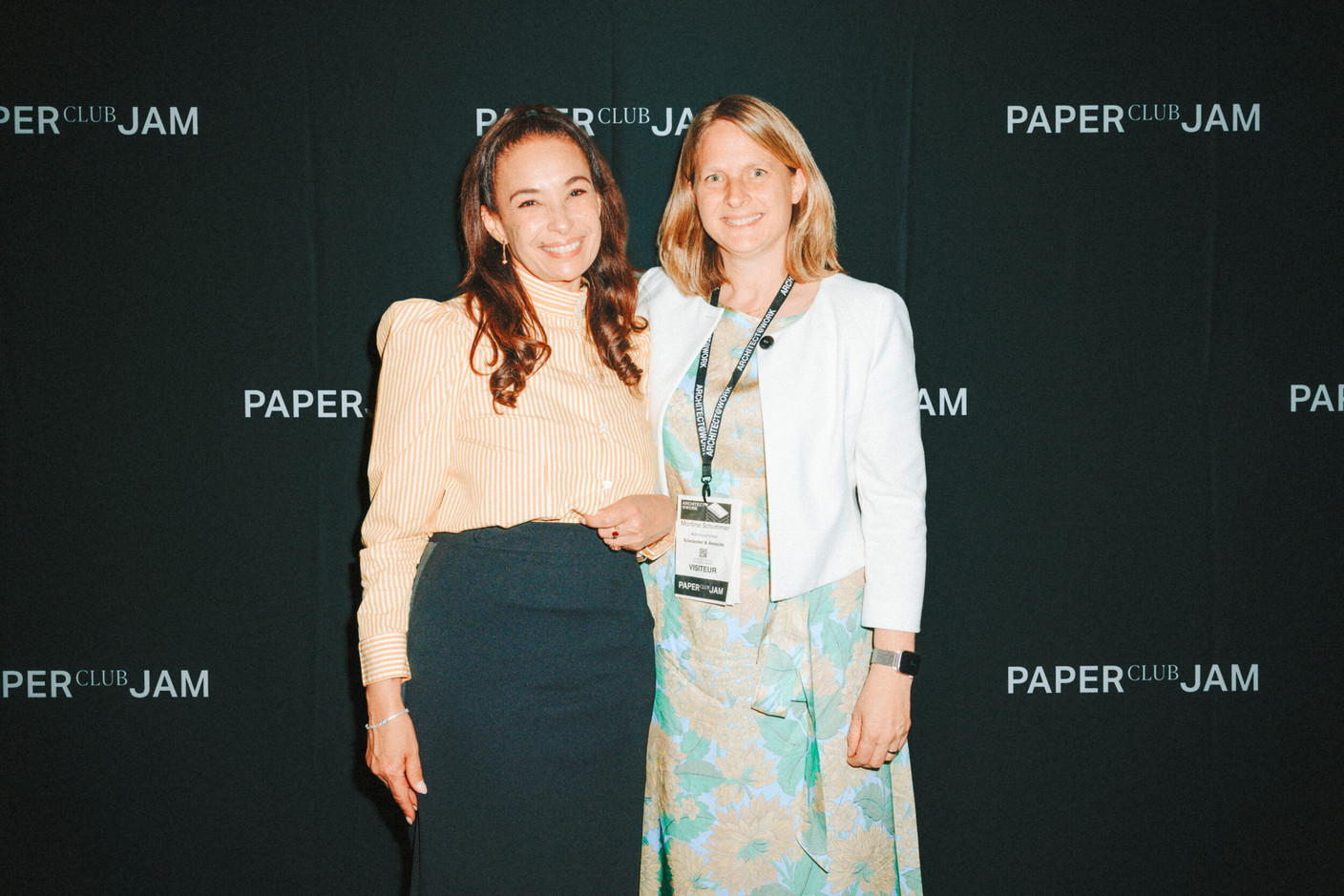 Alix Bellac (Paperjam) and Martine Schummer (Schroeder & Associés). Photo: Julian Pierrot/Paperjam