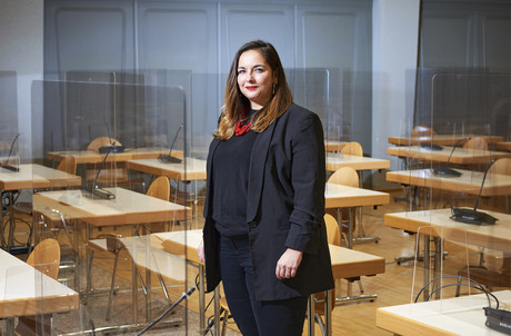 Nora Back a rapidement importé son style dans les plus hautes sphères de l’OGBL. (Photo: Andrés Lejona/Maison Moderne)