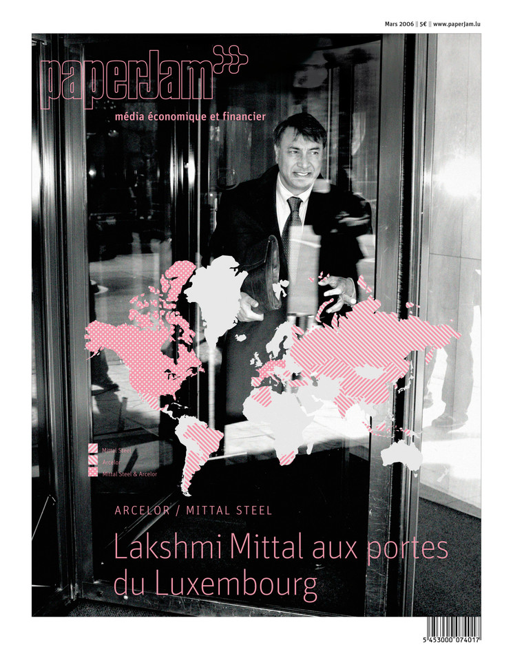 Mars 2006. Lakshmi Mittal par David Laurent. Archives / Maison Moderne