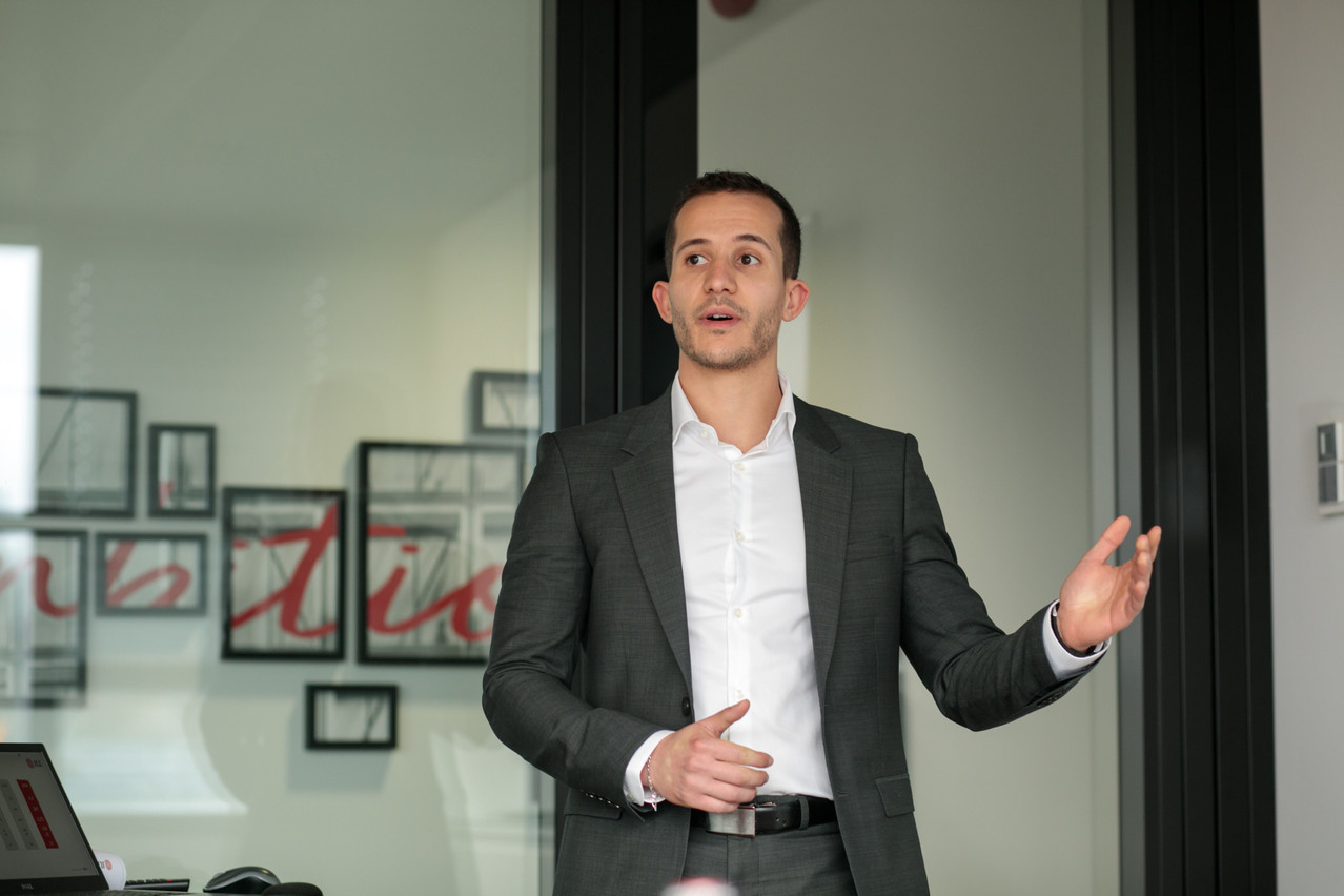Lotfi Behlouli a présenté le secteur de l’immobilier de bureaux. (Photo: Matic Zorman / Maison Moderne)