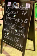 Borsch, varenyky, canapés with salo and horilka shots were on the menu at Ukraine’s stand. Photo: Lydia Linna/Maison Moderne
