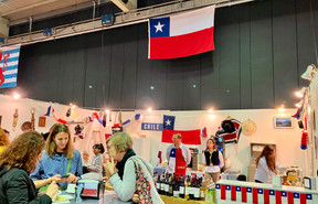 Wines from Chile were available at the country’s stand during the Bazar International. Photo: Lydia Linna/Maison Moderne