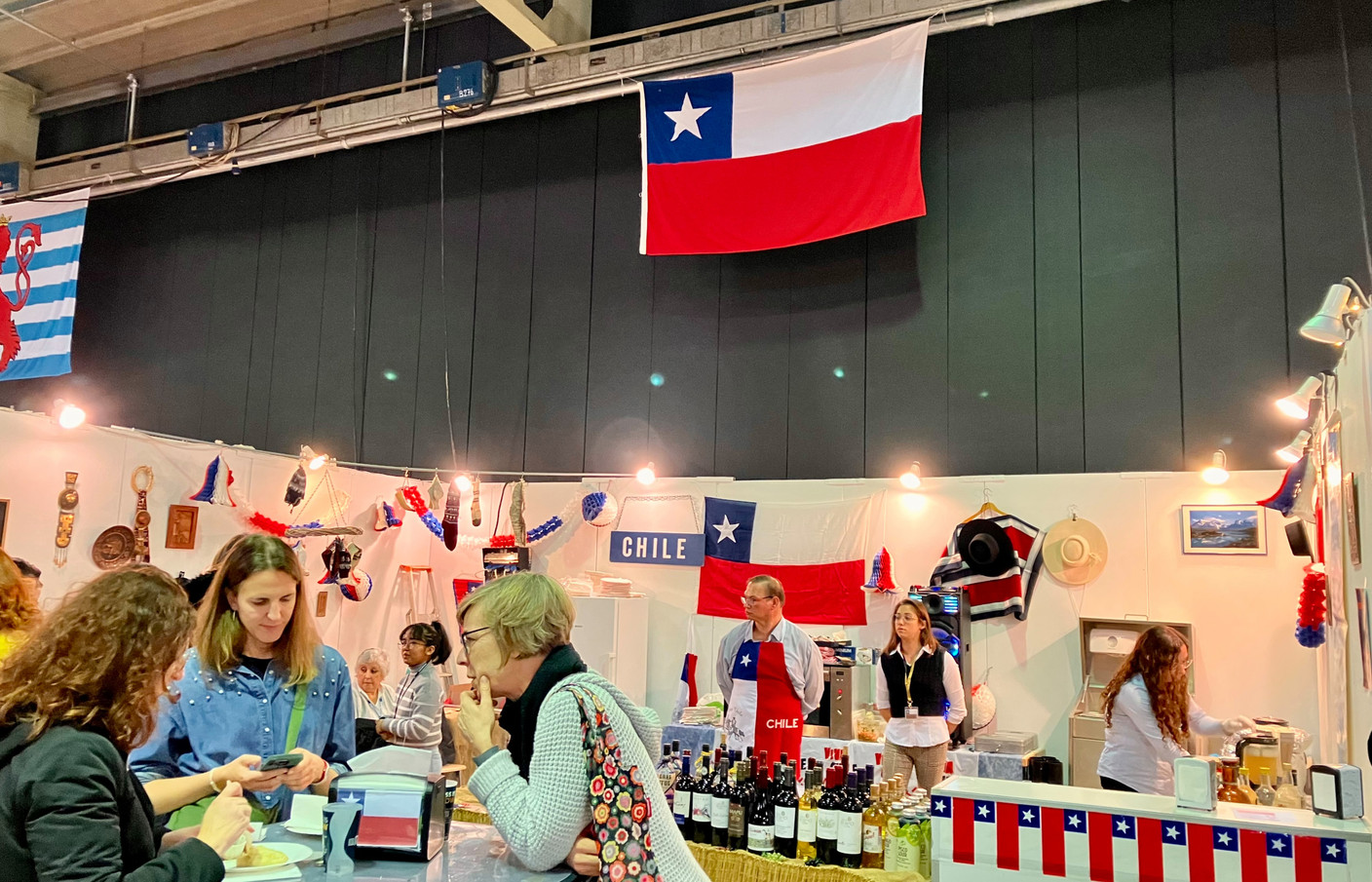 Wines from Chile were available at the country’s stand during the Bazar International. Photo: Lydia Linna/Maison Moderne