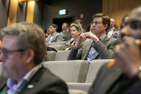  Audience at 2023 Cryptoassets Management Conference, held at PwC Luxembourg on 4 May. Photo: Matic Zorman / Maison Moderne