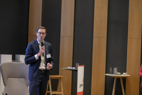 Gildas Blanchard, Association of the Luxembourg Fund Industry (Alfi) at the 2023 Cryptoassets Management Conference, hosted by PwC Luxembourg on 4 May 2023. Photo: Matic Zorman / Maison Moderne