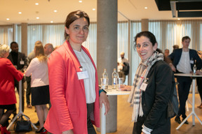 Mihaela Mercier (Alfi), Isadora Pardo (Alfi) at the 2023 Cryptoassets Management Conference, hosted by PwC Luxembourg on 4 May 2023. Photo: Matic Zorman / Maison Moderne