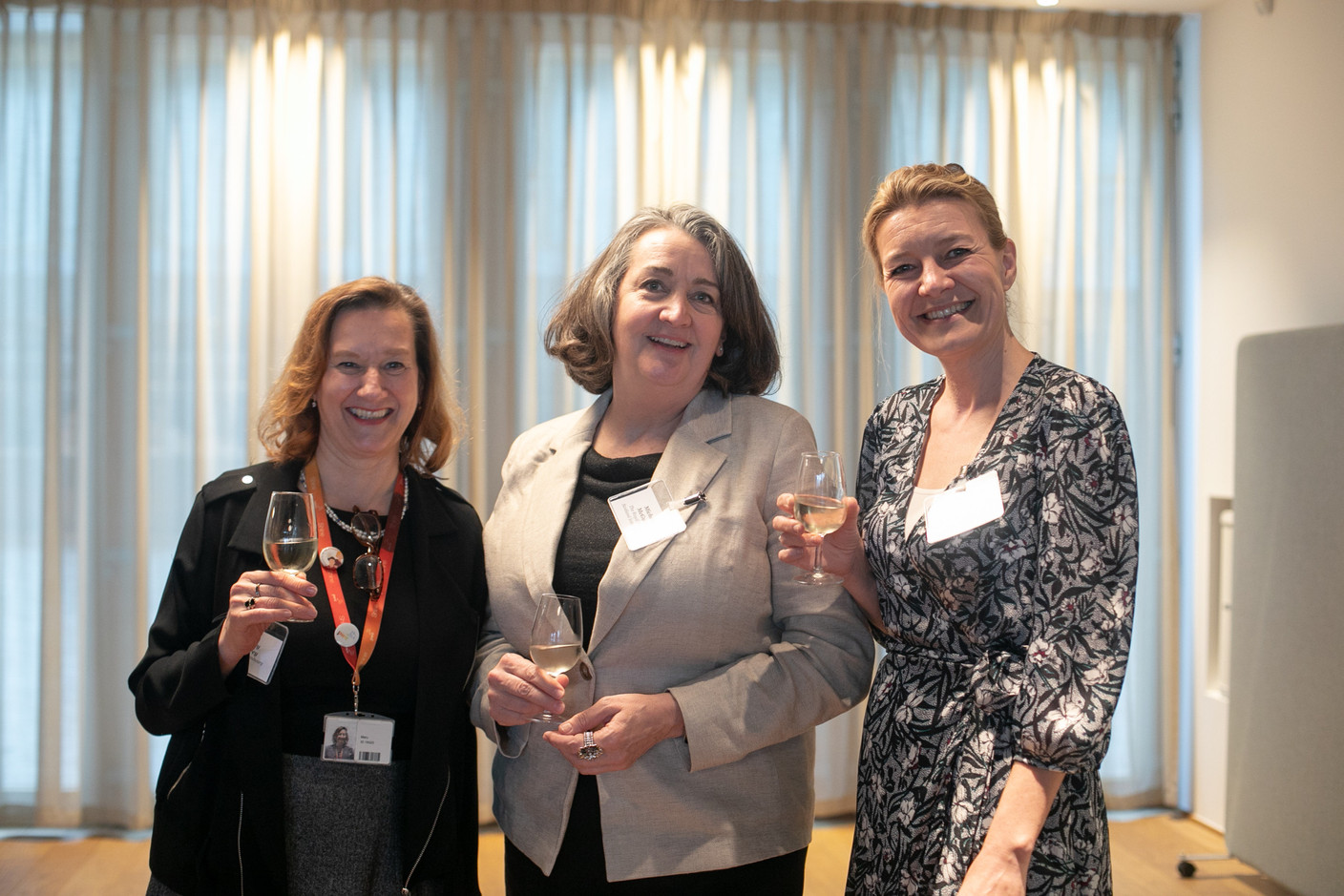 Mary Carey (PwC Luxembourg), Michaela McGuiro at the 2023 Cryptoassets Management Conference, hosted by PwC Luxembourg on 4 May 2023. Photo: Matic Zorman / Maison Moderne