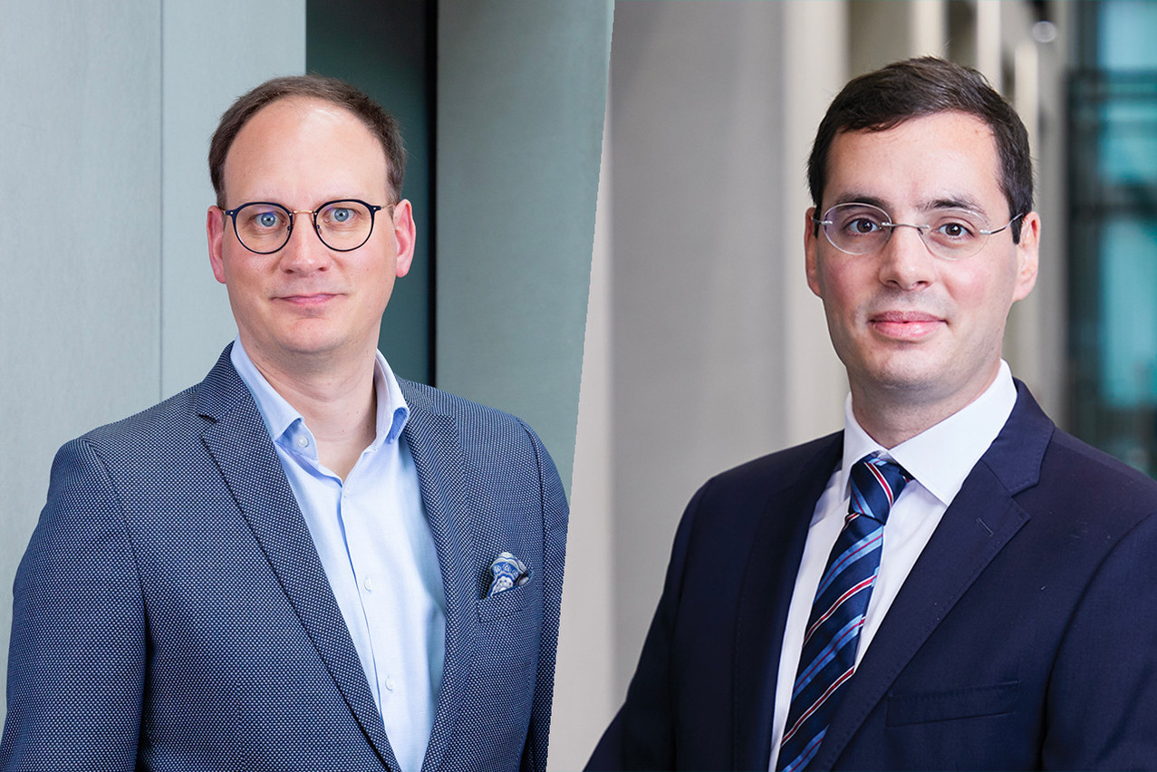 Jonathan Streicher and Marcell Köves both become partners in the tax practice.   Photos: Deloitte. Montage: Maison Moderne