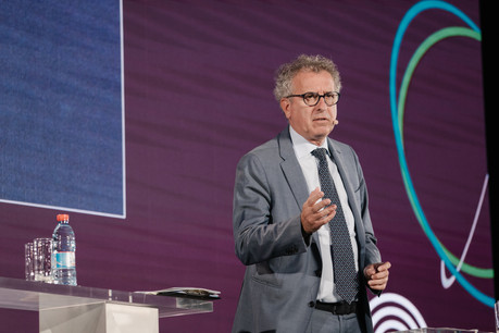 Pour Pierre Gramegna, nonobstant des premiers signes qui inspirent confiance, la situation des finances publiques reste donc tendue, et la prudence de rigueur. (Photo: Marion Dessard)