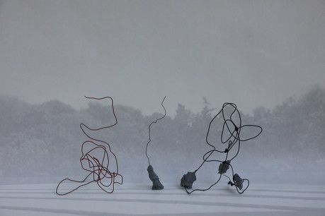 Cet ensemble sculptural de Monika Sosnowska sera installé à proximité de la future passerelle allant vers le Mudam. (Photo : Monika Sosnowska)