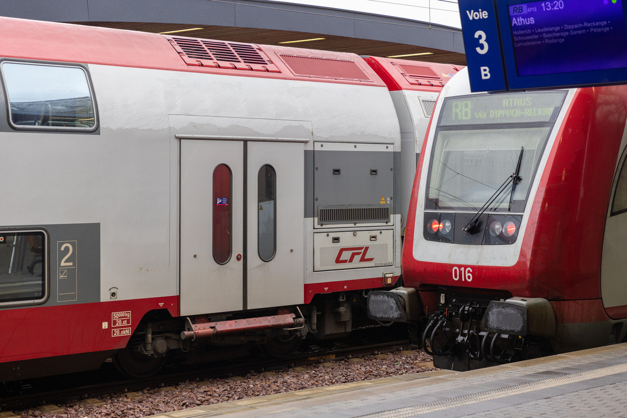 En raison d’une grève de la SNCF aucun train ne circulera entre Rodange et Longwy ce 21 novembre 2024. À ce stade, aucun impact n’est prévu sur les trains TER circulant sur le sillon lorrain (vers Thionville – Metz/ Nancy). (Photo: Romain Gamba/Maison Moderne/Archives)