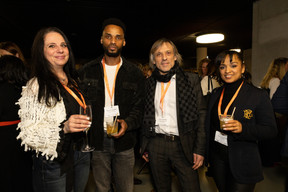 Marie-Laure Ledrich (Consul Led), Reginaldo Craveiro (Reggie's Burrito), Olivier Scavazza (Can Services Privilèges d'Entreprises) and Eulecia Monteiro Gomes (Eulecia MG). (Photo: Eva Krins /Maison Moderne)