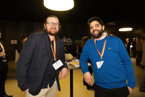 Joost Van Oorshot (Maana Electric) and Slim Lajdel (ECM Consulting). (Photo: Eva Krins /Maison Moderne)