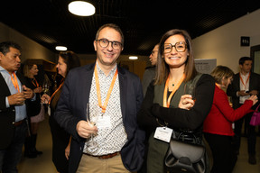 Philippe Raskin and Virginie Clément (Servalux). (Photo: Eva Krins /Maison Moderne)