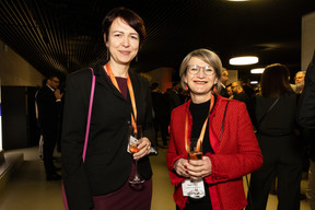 Joanna Prazanowska (Joanna Prazanowska Real Estate) and Magali Zuber (Cometes). (Photo: Eva Krins /Maison Moderne)