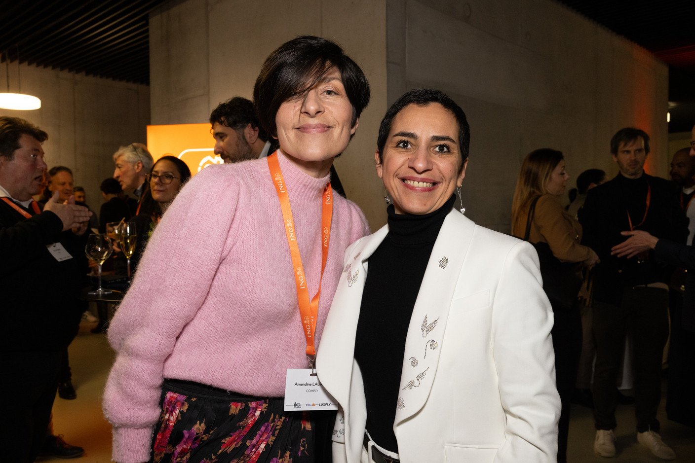 Amandine Laurent (Comply) and Saliha Merini (MS Cresco). (Photo: Eva Krins /Maison Moderne)