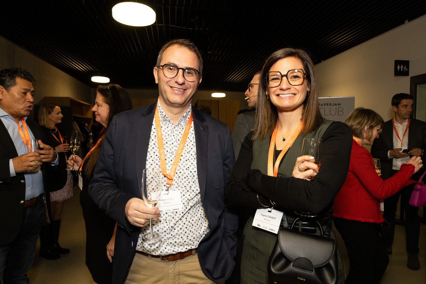 Philippe Raskin and Virginie Clément (Servalux). (Photo: Eva Krins /Maison Moderne)