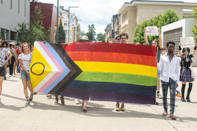 La Pride March dans les rues d’Esch-sur-Alzette, le samedi 9 juillet, a été couronnée de succès. (Photo: Matic Zorman/Maison Moderne)