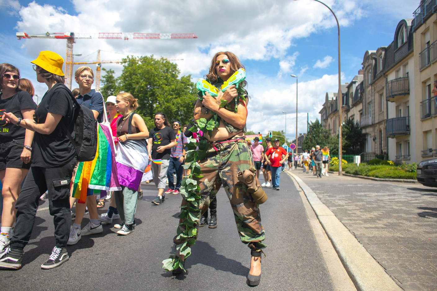La Pride March dans les rues d’Esch-sur-Alzette, le samedi 9 juillet, a été couronnée de succès. (Photo: Matic Zorman/Maison Moderne)
